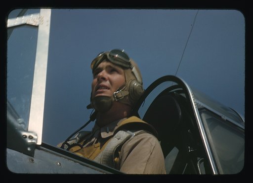Marine lieutenant, glider pilot in training at Page Field, Parris Island, S.C.
