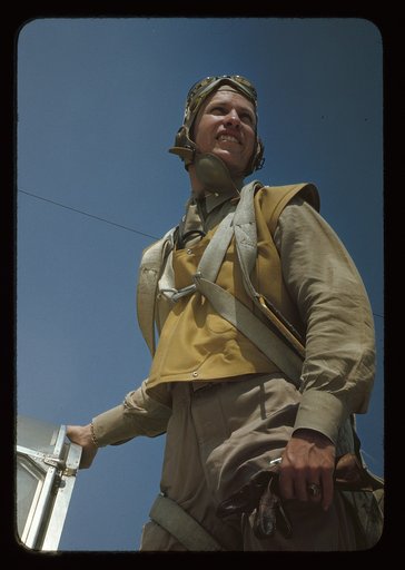 Marine lieutenant, glider pilot in training at Page Field, Parris Island, S.C.