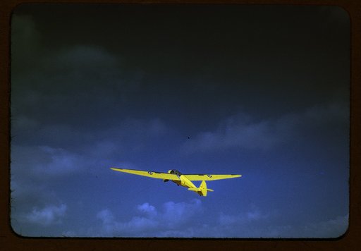 Marine Corps glider in flight out of Parris Island, S.C.