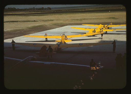 Training gliders at Page Field, Parris Island, S.C.