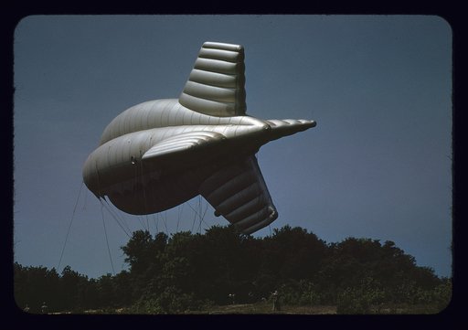 Marine Corps barrage balloons, Parris Island, S.C.