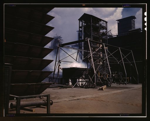 TVA chemical plant, where elemental phosphorus is made, vicinity of Muscle Shoals, Alabama