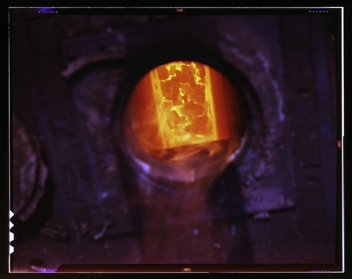 Hanna furnaces of the Great Lakes Steel Corporation, Detroit, Mich. Coal tower atop coke ovens