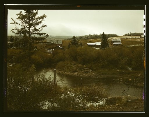 First snow of the season in the foothills of the Little Belt Mountains, Lewis and Clark National Forest, Meagher County, Montana