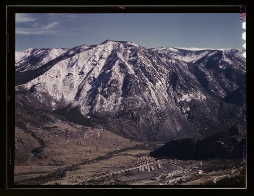 Development at the site of the mill for the Mouat Chromite mine, Stillwater County, Montana