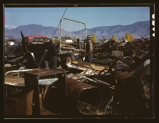 Scrap and salvage depot, Butte, Mont.