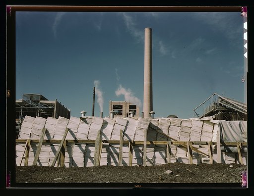 Southland Paper mill, Kraft (chemical) pulp used in making newsprint, Lufkin, Texas