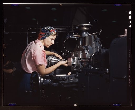Woman machinist, Douglas Aircraft Company, Long Beach, Calif.