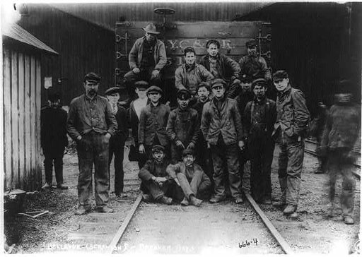 Miners in Scranton, Pennsylvania