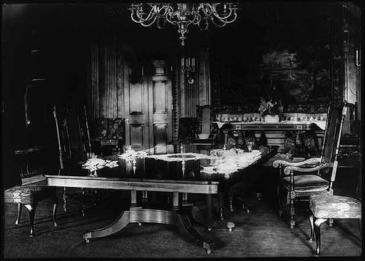 Interiors of the White House - State dining room, no. 2