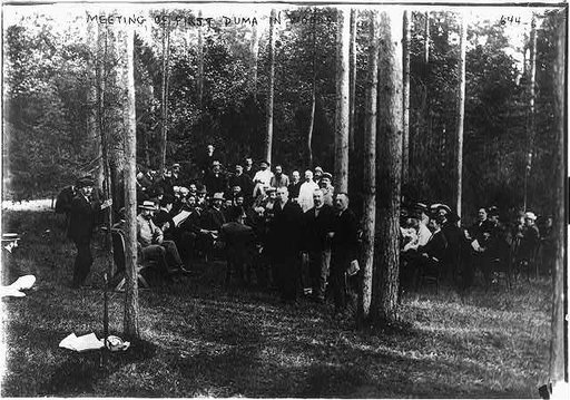 Meeting of the first Duma in the woods