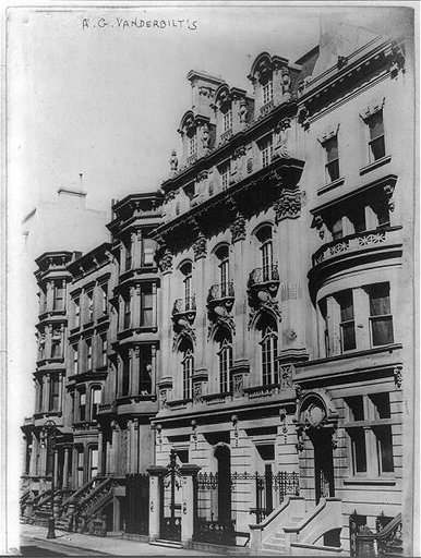 New York City, New York. Alfred Gwynne Vanderbilt's house, 1877-1915
