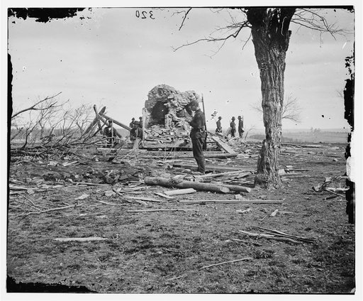 Bull Run, Va. Ruins of Mrs. Judith Henry's house