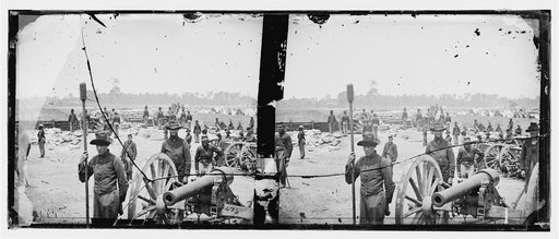 Fair Oaks, Va., vicinity. Capt. Rufus D. Pettit's Battery B, 1st New York Light Artillery, in Fort Richardson