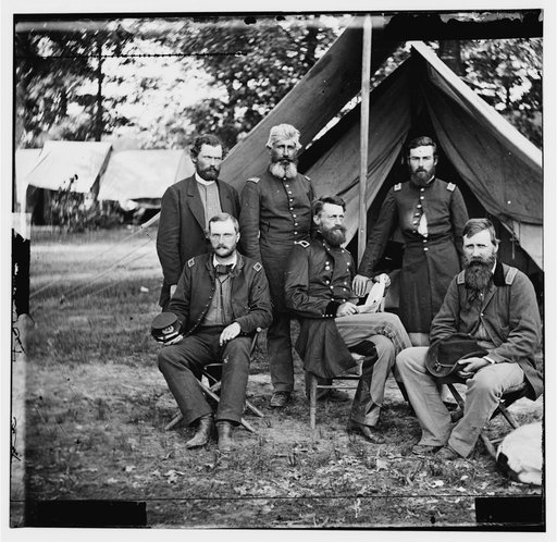 Fair Oaks, Va., vicinity. Gen. George Stoneman and staff