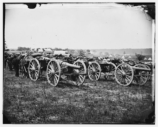 Richmond, Va., vicinity. 20-pdr. v Parrott rifled guns of the 1st New York Battery