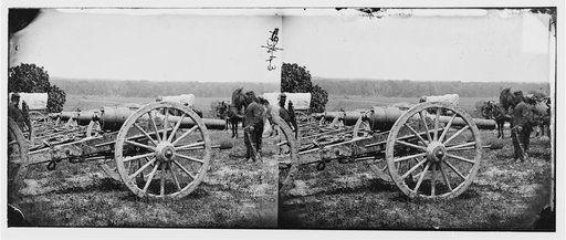 Richmond, Va., vicinity. 20-pdr guns of the 1st New York Battery, unlimbered