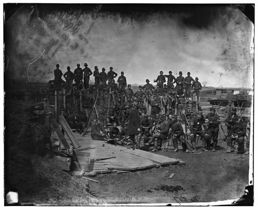 Manassas, Va. Men of Co. C, 41st New York Infantry