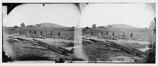 Cedar Mountain, Va. Union graves on the battlefield