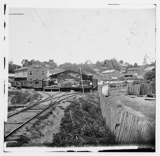 Railroad depot in Warrenton