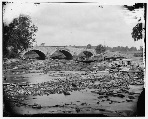 Antietam, Md. Antietam Bridge on the Sharpsburg-Boonsboro Turnpike
