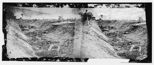 Antietam, Md. Confederate dead in a ditch on the right wing