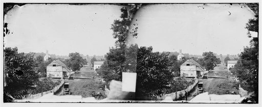 Sharpsburg, Md. View with Episcopal church in distance
