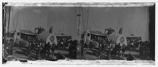 Aquia Creek Landing, Va. Embarkation of 9th Army Corps for Fort Monroe; another view
