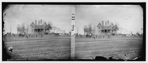 Falmouth, Va., vicinity. The Phillips house immediately after the fire
