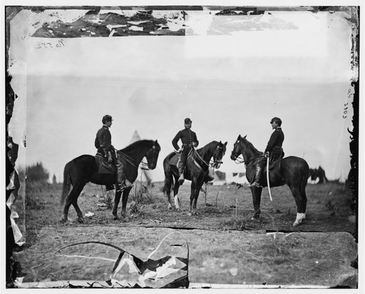 Falmouth, Va. Aides de camp to Gen. Joseph Hooker: Capts. William L. Candler, Harry Russell, and Alexander Moore