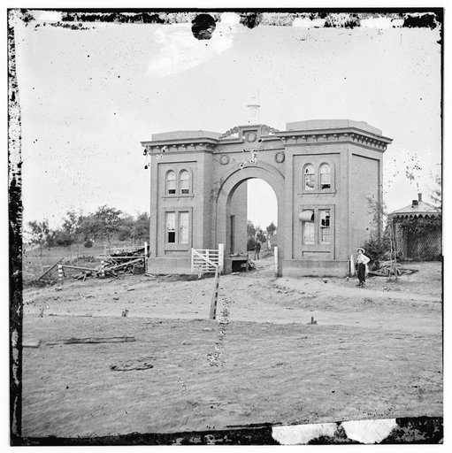 Gettysburg, Pa. The cemetery gatehouse
