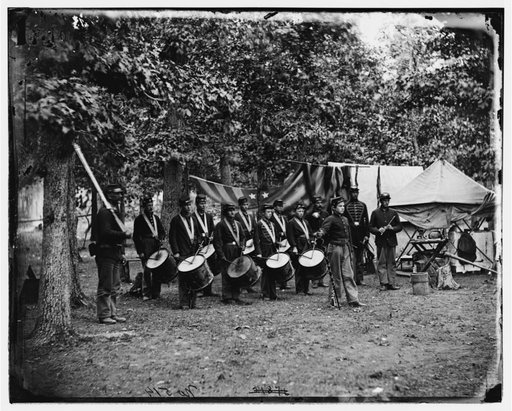 Bealeton, Va. Drum corps, 93d New York Infantry