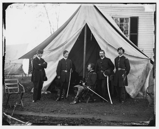 Culpeper, Va. Gen. Andrew A. Humphreys and staff