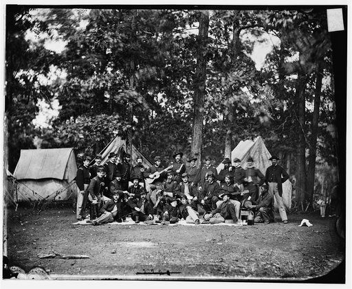 Culpeper, Va. Officers of the U.S. Horse Artillery Brigade commanded by Capt. James M. Robertson