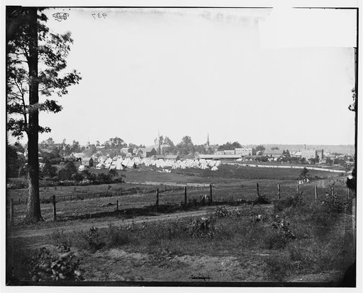 Culpeper, Va. Encampment on the edge of town