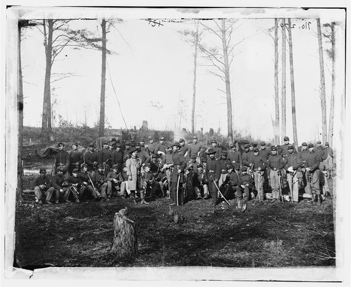 Brandy Station, Va. Officers and men of Co. K, 1st U.S. Cavalry (1st Division, Cavalry Corps)