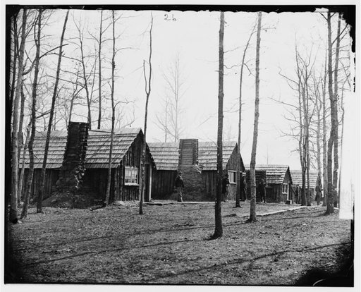 Rappahannock Station, Va. Officers' quarters, 50th New York Engineers; another view