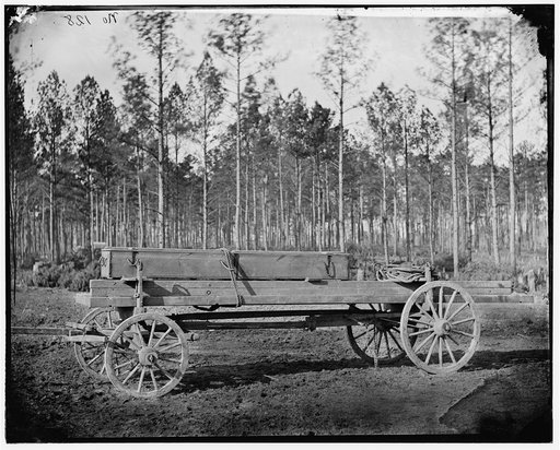 Rappahannock Station, Va. Pontoon wagon, 50th New York Engineers