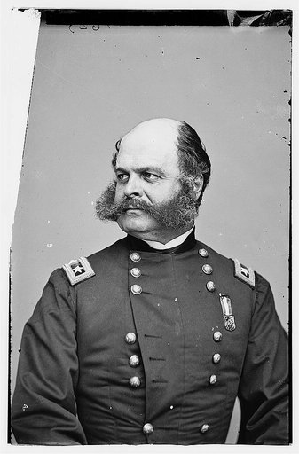 Portrait of Maj. Gen. Ambrose E. Burnside, officer of the Federal Army