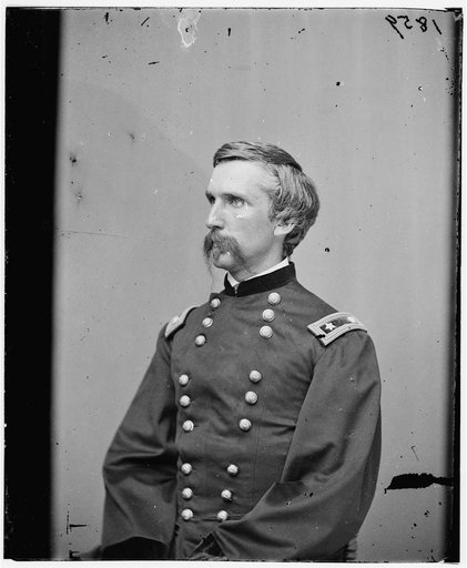 Portrait of Maj. Gen. (as of Mar. 29, 1865) Joshua L. Chamberlain, officer of the Federal Army