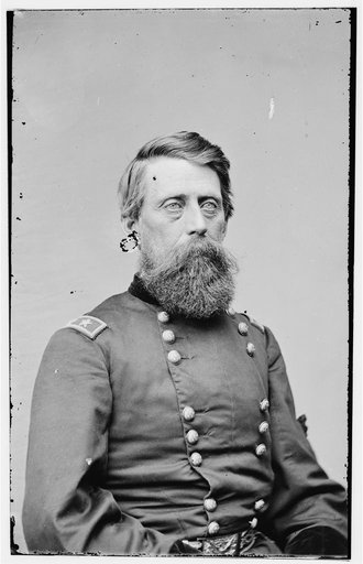 Portrait of Maj. Gen. Jefferson Davis, officer of the Federal Army