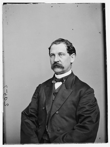 Portrait of Brig. Gen. (as of Mar. 13, 1865) Thomas Eckert, officer of the Federal Army