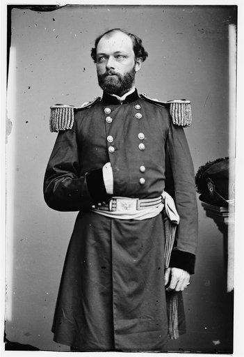 Portrait of Capt. Quincy A. Gillmore, officer of the Federal Army (Maj. Gen. from July 10, 1863)