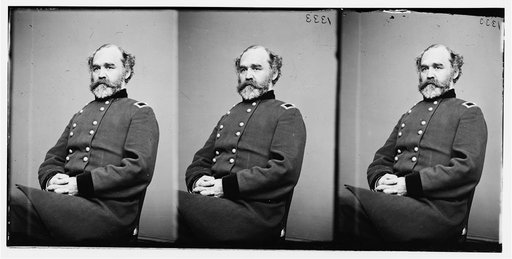 Portrait of Brig. Gen. Montgomery C. Meigs, Quartermaster-General, officer of the Federal Army (Maj. Gen. from July 5, 1864)
