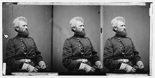 Portrait of Brig. Gen. Robert Huston Milroy, officer of the Federal Army (Maj. Gen. from Nov. 29, 1862)