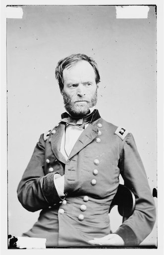 Portrait of Maj. Gen. William T. Sherman, officer of the Federal Army