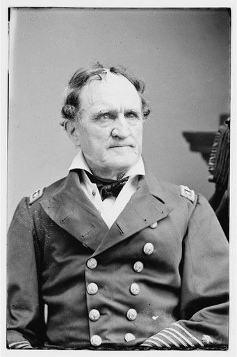 Portrait of Rear Adm. Francis H. Gregory, officer of the Federal Navy