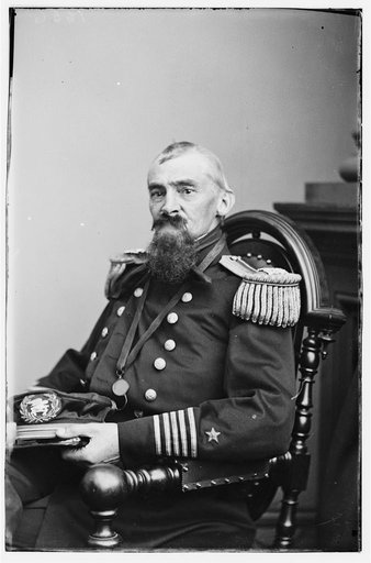 Portrait of Capt. Richard W. Meade, officer of the Federal Navy