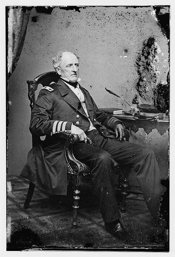 Portrait of Commodore Franklin Buchanan, C.S.N., officer of the Confederate Navy