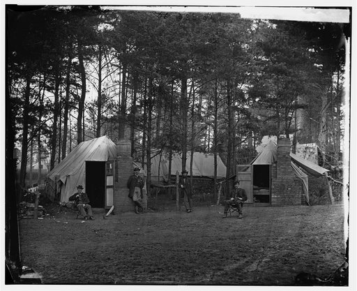 Brandy Station, Va. Quarters of Capt. Harry Clinton, quartermaster, Provost Guard